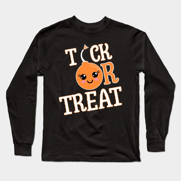 TICK or TREAT Long Sleeve T-Shirt by giovanniiiii